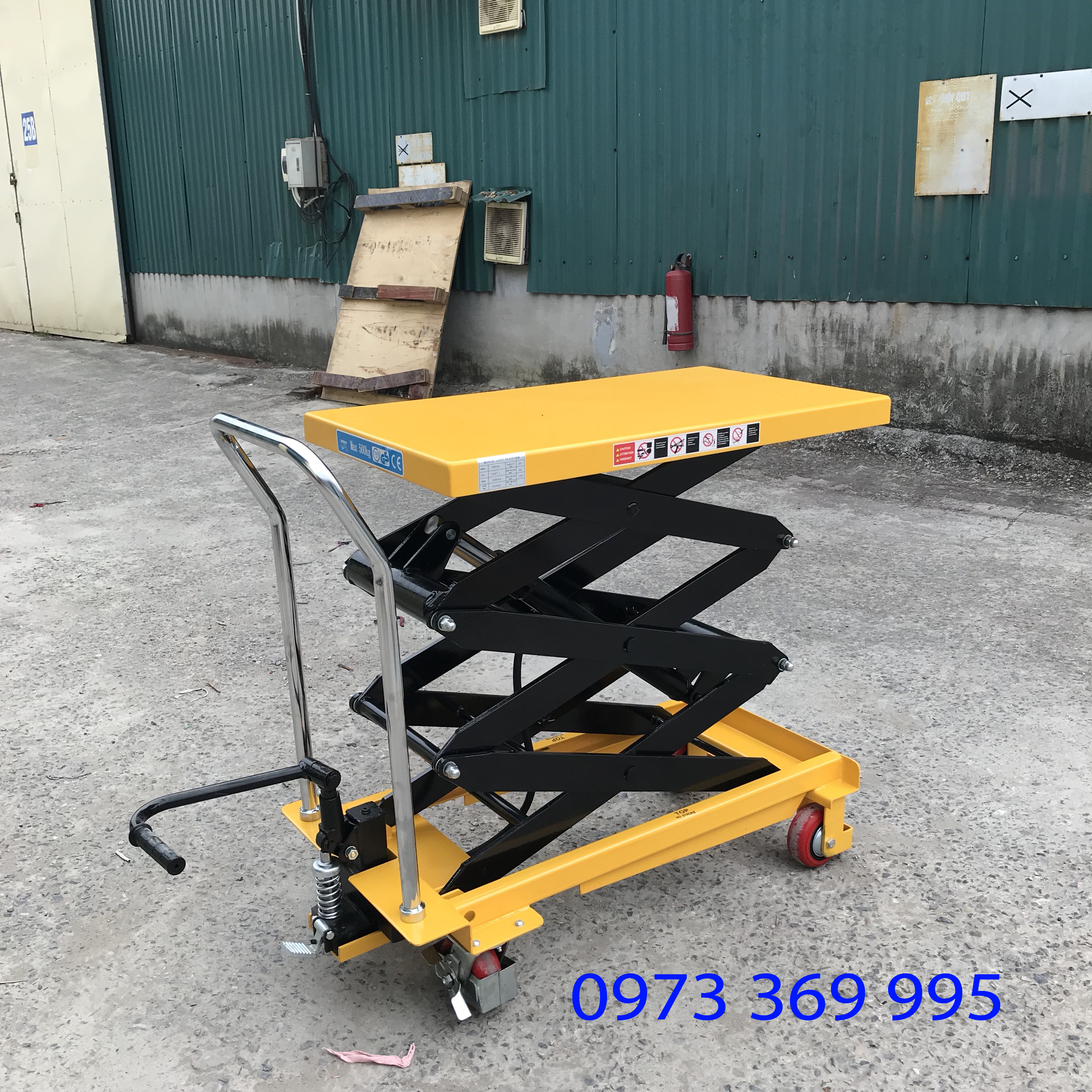 Bàn nâng thủy lực 350kg 500kg 