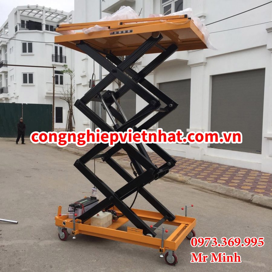 Bàn nâng điện thủy lực 500kg nâng cao 3m nhập khẩu chính hãng