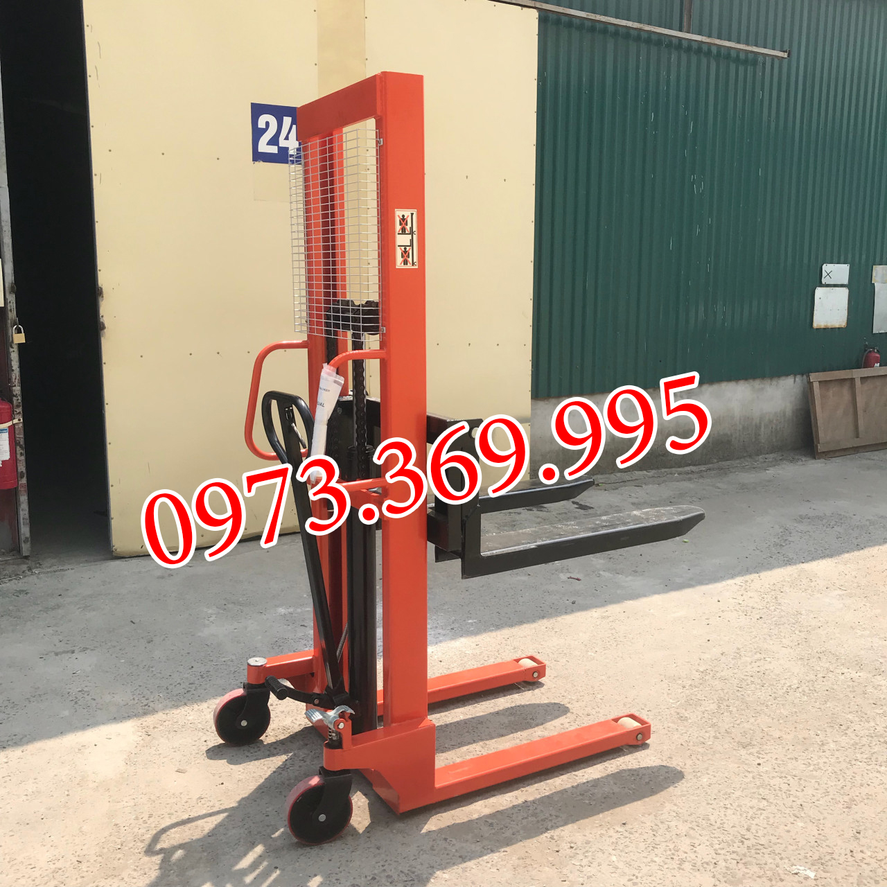 Xe nâng tay cao không phanh chất lượng bền bỉ bảo hành dài hạn 2 Xe nâng tay cao không phanh