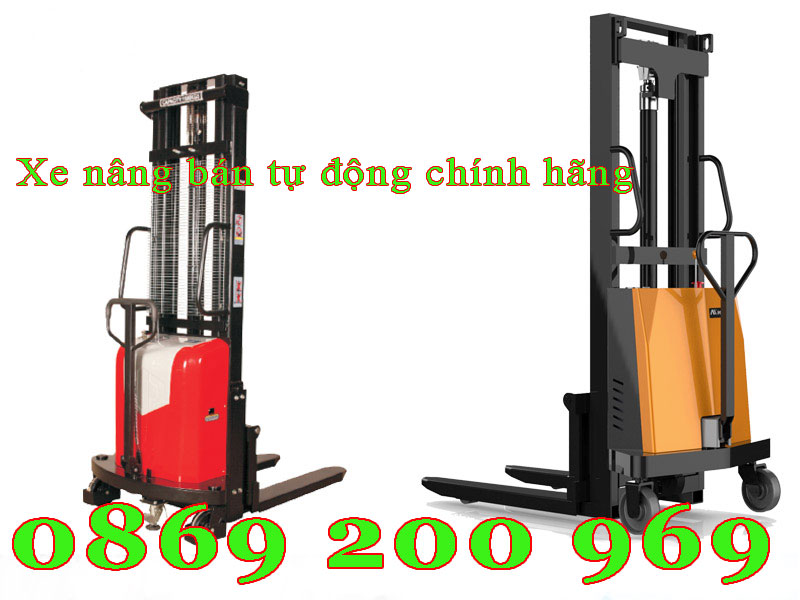 xe nang ban tu dong chinh hang nhap khau