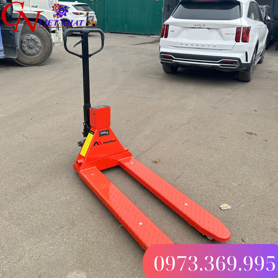 Nhìn ngắm dòng sản phẩm mới xe nâng tay gắn cân 3 tấn vừa ra mắt 2 Xe Nâng Tay Gắn Cân 2.5 Tấn CBY-CW2.5T – Không In Hóa Đơn