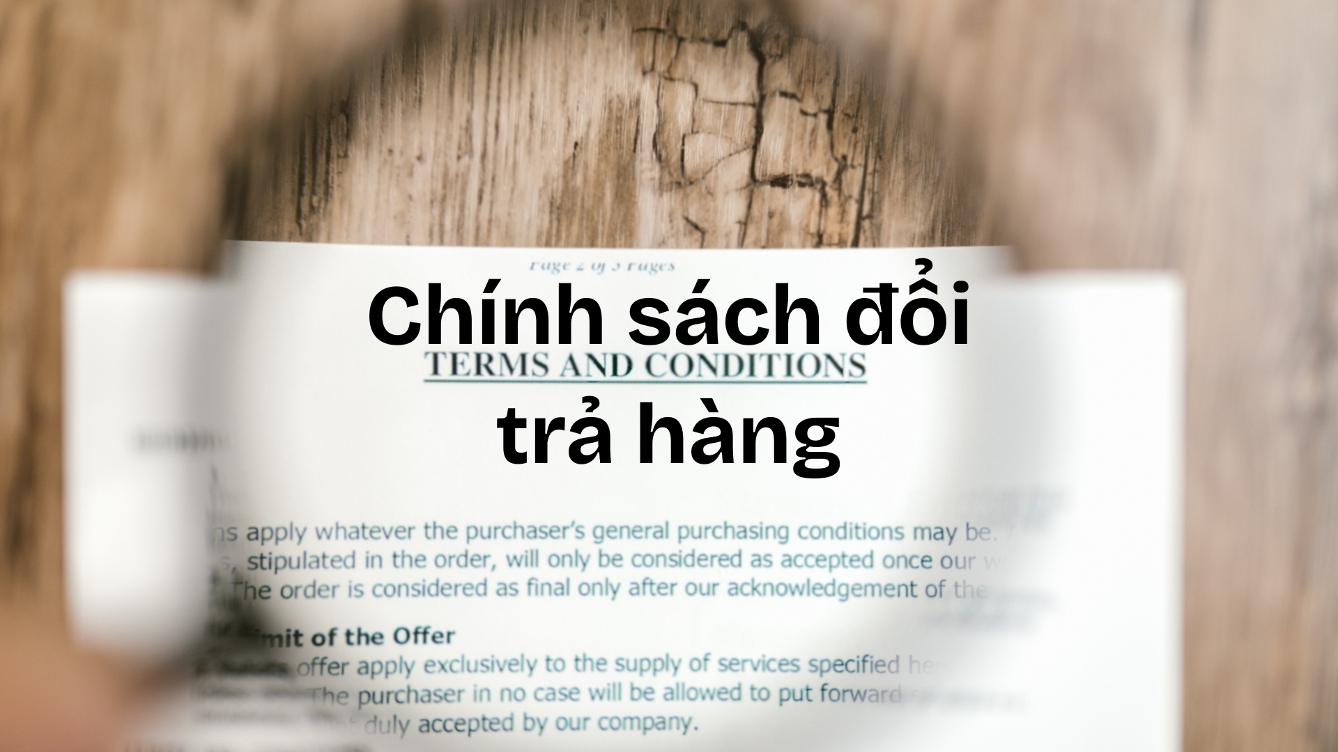 Chính sách đổi trả hàng